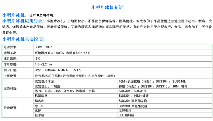 小型片冰机